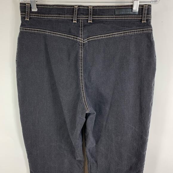 Gloria Vanderbilt Black Hi Waist Mom Jeans Sz 12 - Picture 4 of 8